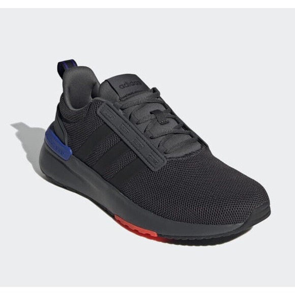 Adidas Shoes Men Size 12 Racer GZ8185 TR21 Running WHITE/RED/GREY Sneakers - Picture 5 of 9